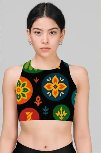 ODISHA BLOOM HARMONY CROP TOP