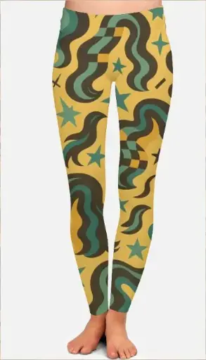 GOLDEN HOUR SWIRL LEGGINGS