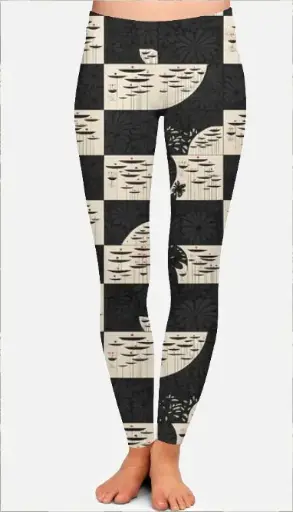 INK & IVORY TIDE LEGGINGS