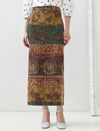THE HEIRLOOM ECHO COLUMN SKIRT