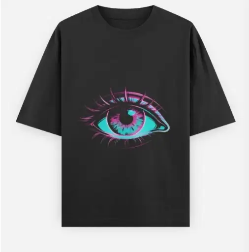 NEON GAZE OVERSIZED T-SHIRT 